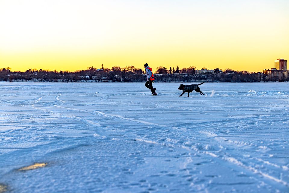 Golden hour on the lake